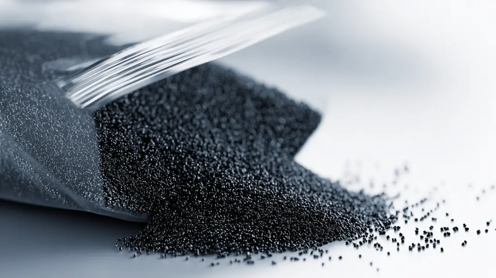 Borracha granulada colorida??